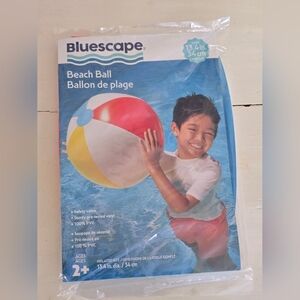 Bluescape Small Beach Ball Ages 2+ 13” Pool Summer Water Toy Inflatable